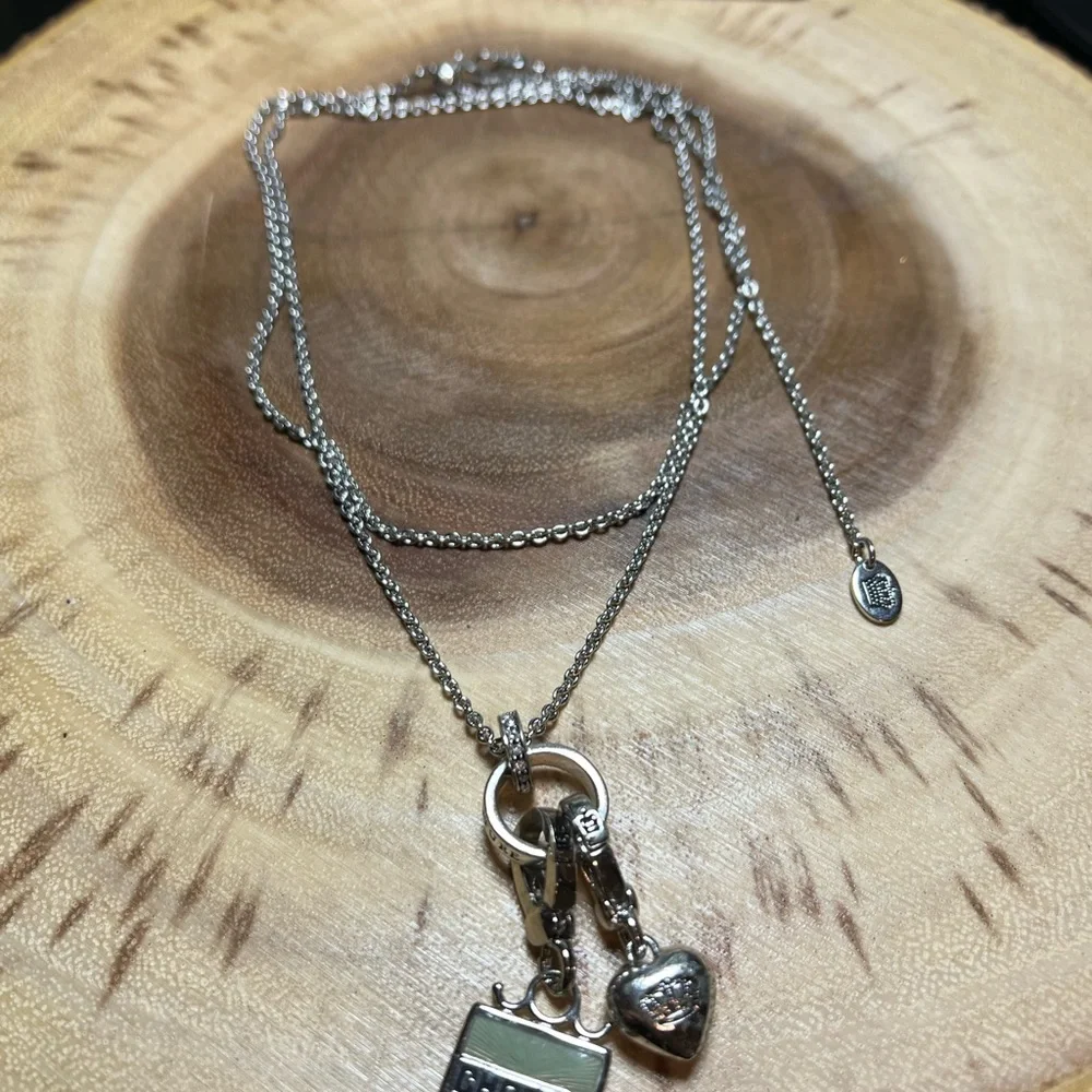 VTG| Juicy Couture Necklace + Charms 💚✨